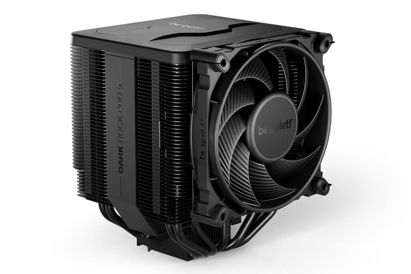 be quiet! Dark Rock Pro 5 Air CPU Cooler, Immensely High Airflow, 7 High-Performance Copper Heat Pipes, Silent Wings 120mm PWM Fan, Silent Wings 135mm PWM Fan, Virtually Inaudible Operation, BK036 - 4