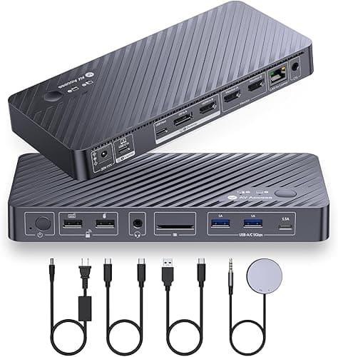 AV Access Docking Station Dual Monitor for Laptop & Deskt…