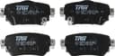 TRW GDB3617 Brake Pad Set of 4 for Nissan Kicks II (J11, J11_) 2013 - Rear Axle and other vehicles - 2