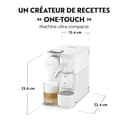 Nespresso De'Longhi Machine à café Lattissima One Blanche, 19 Bars + Kit de Bienvenue, Design Compact, Expresso, Lungo et Recettes Lactées, Arrêt Automatique, EN510.W - 5