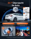 70mai A800SE Dash Cam Car Front Rear 4K UHD+1080P with GPS WiFi, Dual Car Camera with 128GB SD Card, F1.55 Aperture HDR, Night Vision, ADAS, 3 "IPS, 24/7 Parking Monitoring, Supports 512 GB Max - 4