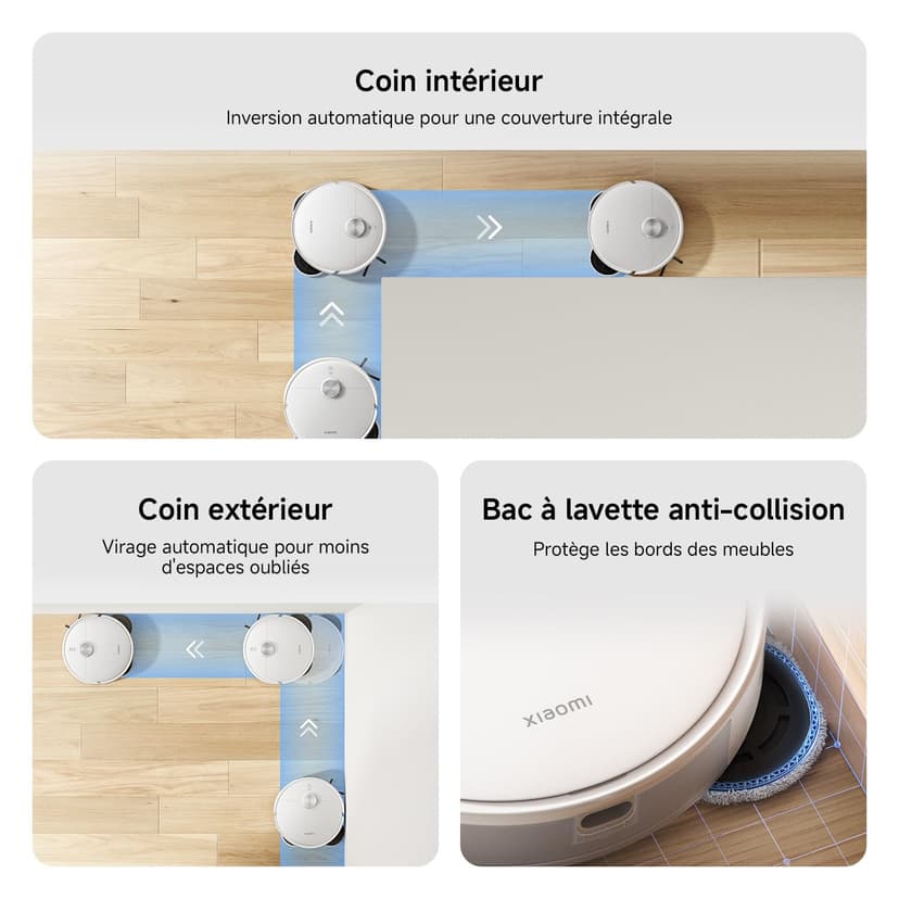 Xiaomi Robot Vacuum S40 Pro, Smart Robotic Vacuum and Mop, Auto-Extending Side Brushes, 15000Pa Suction, Hard Floor & Carpet, Remote Control via App - 2