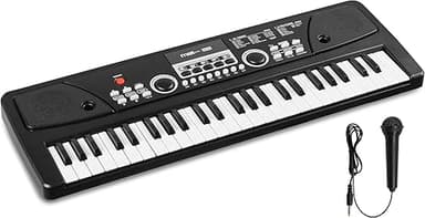 Max KD49 Clavier Électronique 49 Touches - Noir, Synthéti…