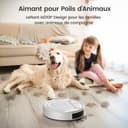 Lefant Aspirateur Robot, Robot Aspirateur Autonomie Mince Silencieux, Connecté avec WiFi/Alexa/App, 3 Modes d'aspirations, Programmable, Idéal pour Les Poils d'animaux Tapis Sols Durs, M210 Blanc - 2