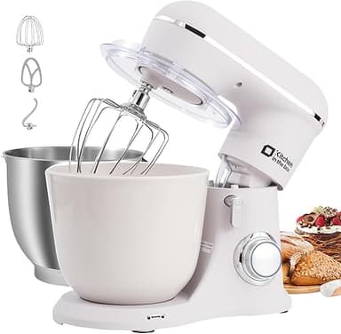 Kitchen in the box Pastry Processor, 4.5L+5L 2 Bowls Kitc…