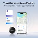UGREEN FineTrack Mini 2 Pcak Compatible with Apple Find My (iOS only), Tracker Tag with 18-Month Replaceable Battery, 80dB Volume, Bluetooth Finder for Keys, Wallet, Luggage (Includes 2 Tag Holders) - 2