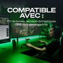 Seagate BarraCuda 4To, Disque dur interne HDD, 3.5 pouces, SATA 6 Goit/s, 5 400 tr/min, 256 Mo de mémoire cache, pour PC de bureau, Ouverture facile, Services Rescue (ST4000DMZ04) - 7