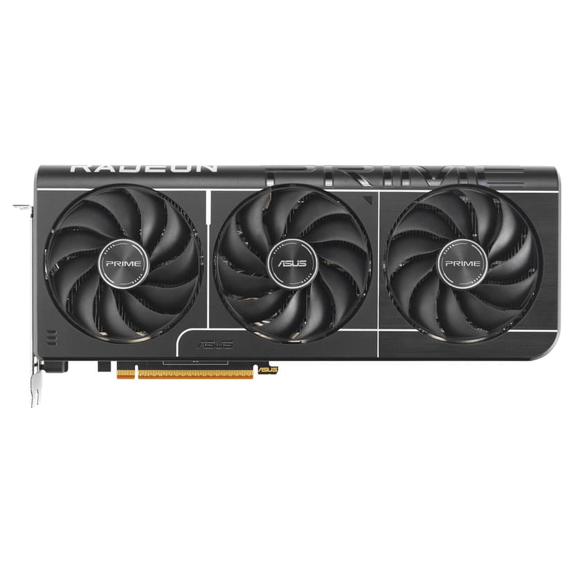 ASUS Prime Radeon RX 9070 OC Edition – Carte Graphique (16GB GDDR6, PCIe 5.0, HDMI, DisplayPort 2.1, 2.5-Slot, Ventilateurs axiaux à Double roulement à Billes, Dual BIOS) - 8