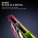 Jungle Leopard Interstellar-V2 Daisy Chain RGB PC Ventilateur 120MM 3er Pack,1850RPM/68CFM/2.4mmH2O/24LEDs,5V3PIN ARGB und 12V4PIN PWM Ventilateur (3, Black, 120MM-Reverse) - 2