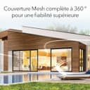 NETGEAR Orbi, Système Mesh WiFi 7, RBE773, 3-Pack, Jusqu'à 11 Gbps, Couvre jusqu'à 540 m², 100 appareils, 2.5GB Internet Port, Tri-Band BE11000, Compatible Murs épais et Toutes Box Internet - 4