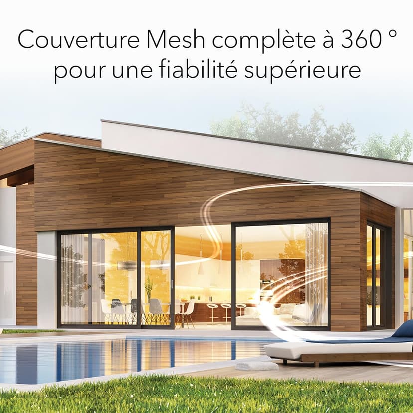 NETGEAR Orbi, Système Mesh WiFi 7, RBE773, 3-Pack, Jusqu'à 11 Gbps, Couvre jusqu'à 540 m², 100 appareils, 2.5GB Internet Port, Tri-Band BE11000, Compatible Murs épais et Toutes Box Internet - 4