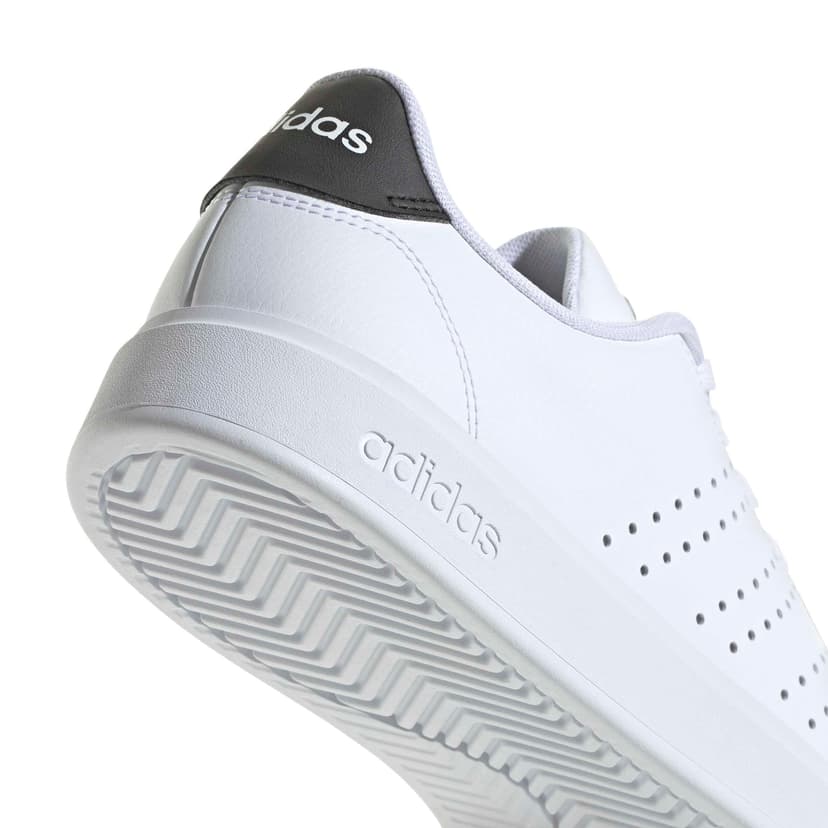 adidas Men's Advantage 2.0 Shoes, Cloud White/Core Black/Legend Ink, 9 UK - 5