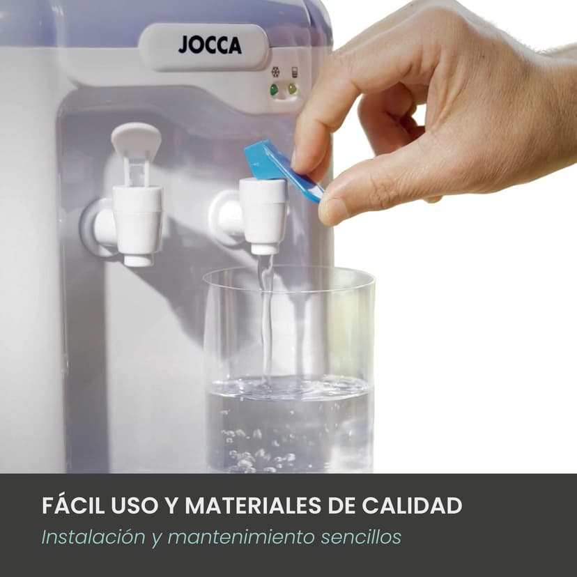 Jocca 1102 Water Dispenser with tank, White and Purple, 23x23x47.5 cm - 5