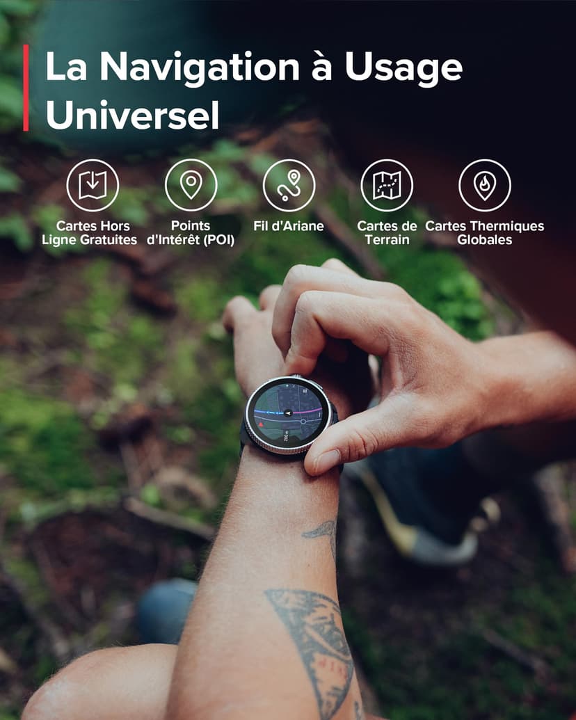 SUUNTO Race GPS Sports Watch, Smartwatch for Multisport Training Workout, AMOLED Touch screen & Digital Crown, Advanced Health & Recovery Supports, 26-Day Battery Life, Dual-GNSS, Offline Map, Black - 5