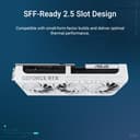 ASUS PRIME NVIDIA GeForce RTX 5070 OC Edition, 12GB GDDR7, 192 Bit, PCIe 5.0, 2.5 Slot Design, 3 Axial-Tech Fans, 1 HDMI 2.1, 3 DisplayPort 2.1, White, PRIME-RTX5070-O12G-WHITE - 2