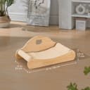 Avont Sisal Cat Scratcher Bed, Natural Solid Wood Scratch Lounger, No Mess Scratching Chair Couch for Indoor Cats -Large - 5