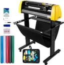 VEVOR Vinyl Cutting Plotter 870mm Vinyl Cutting Plotter for Printing Vinyl Auto Cut Camera Contours LCD Display Adjustable Strength and Speed Compatible with Windows - 1