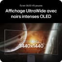 LG UltraGear™ 45GX90SA-B Curved Gaming Screen 45" - OLED Panel WQHD (3440x1440), 0.03ms GtG 240Hz, DisplayHDR™ TrueBlack 400, DCI-P3 98.5% (CIE1976), AMD FreeSync Premium, NVIDIA G-Sync - 3