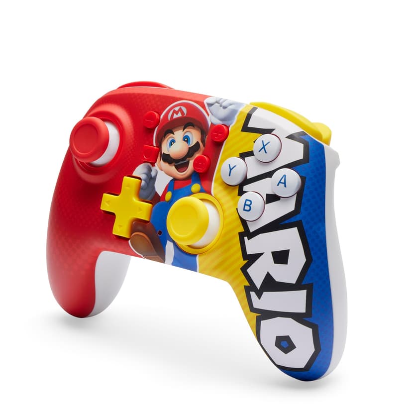 Manette sans fil améliorée PowerA Nano pour Nintendo Switch, modèle OLED et Switch Lite, accessoire de jeu, manette de jeu, manette gaming, manette Bluetooth, sous licence officielle - Mario Victory - 4