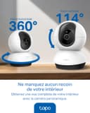 Tapo 2.5K(4MP) Caméra de Surveillance WiFi intérieure 360°, Détection Humaine AI Suivi Intelligent, Sirène et détection de Mouvement, Audio bidirectionnel, Compatible Alexa pour Bébé/Animaux C220 - 7