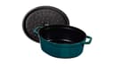 STAUB Cast Iron Roaster/Cocotte, Oval, 37 cm, 8 L, La Mer - 4