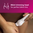 PHILIPS Lady Shaver Series 6000 Wireless Razor with 6 Accessories Body Exfoliating Glove Bikini Zone Trimmer (Model BRL146/00), White/Pink - 4