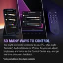 Elgato Key Light - Professional 2800 lumens Studio Light with desk clamp for Streaming, Recording and Video Conferencing, Temperature and Brightness app-adjustable on Mac, PC, iOS, Android - 8