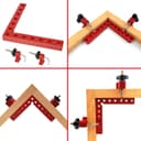 90 Degree Right Angle Positioning Clamp, Aluminum Alloy Right Angle Square Clamps 14 cm/5.5 inch Professional Woodworking Tools Carpentry Equipment for Picture Frames Cabinet Drawers - 4 Sets - 8