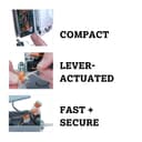 WAGO 221�XP-412�Connection Clamp 2�Conductors with Levers Small 0.2���4�mm� Transparent Design, Pack of 1 - 7