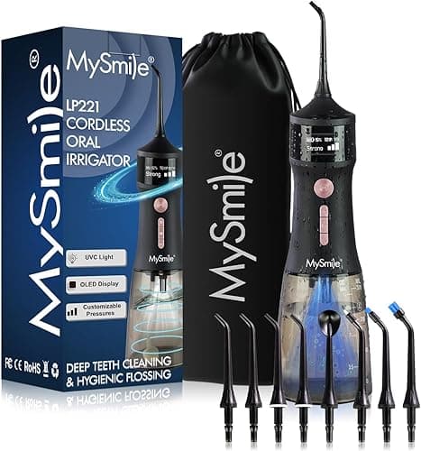 MySmile LP221 UVC Hydropulseur sans fil stérilisable pour…