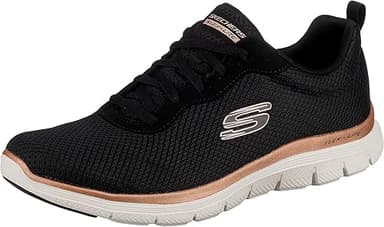Skechers Femme Flex Appeal 4.0 Brilliant View Basket, Bla…