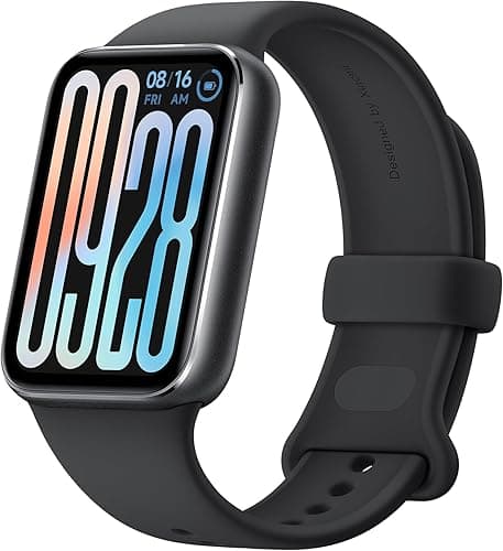 XIAOMI Smart Band 9 Pro, Sports fitness tracker, 1.74 narrow-edge quadrilateral display, 21 Days Battery Life, Upgraded sleep tracking, 150+ sports modes, 5ATM, GPS and compass, Obsidian Black