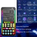 Portable Voice Changer, I9 Live Sound Card Handheld Microphone Voice Changer with 8 Sound Effects, Sound Disguiser for PS4 PS5 PC Phone Laptops - 6
