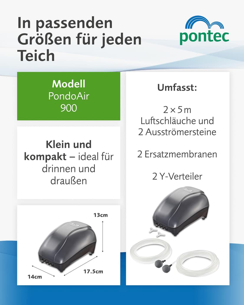 Pontec Pondo Air Aerator Set 900 57516 Pond - 5