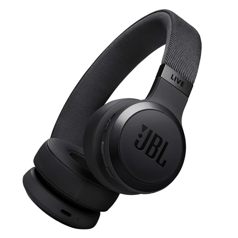 JBL Live 670 NC Wireless On-Ear Headphones with Noise-Cancelling Technology and 65-Hour Battery Life, Black - 1
