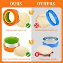 CIMOYBAI Set of 48 Cookie Cutters, Bread & Vegetable Kids, Sandwich Cutter Kit, Bento Accessories for Sushi, Fruit, Cakes, Biscuits - 5