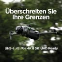 Integral Momentum I 512 Go Carte microSDXC, 210 Mo/s en Lecture, 180 Mo/s en écriture, V30, U3, A2, pour 4K/5K UHD sur GoPro, Drones DJI, caméras Sport et 360°, étanche, Antichoc - 4