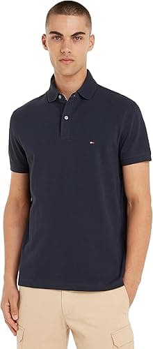 Tommy Hilfiger Men’s Short Sleeve 1985 Regular Fit Polo S…