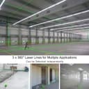 Niveau Laser Vert, Huepar 3x360 avec Batterie Li-ion Rechargeable, Laser Level Auto-nivellement, avec Port de Charge de Type-C et Étui de Transport à Coque Rigide Inclus - B03CG Pro - 3