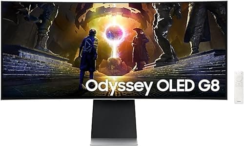 Samsung Odyssey OLED G8 S34DG850SU - G85SD Series - OLED-Monitor - Smart - Gaming - gebogen - 86.4 cm (34") (LS34DG850SUXDU)