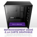 NZXT H7 Flow RGB | Mid-Tower ATX Airflow Case with RGB Fans | Supports Bottom Fans for Direct GPU Cooling | Includes 360mm Single-Frame Fan Unit | Cable Management | Black - 2