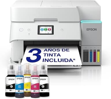 Epson EcoTank ET-4956 White A4 Multifunction Printer Scan…