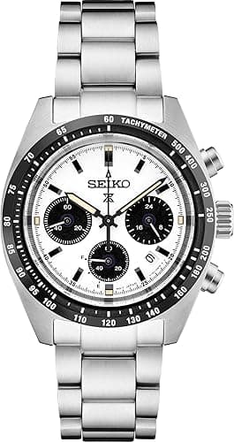 SEIKO Hommes Analogique Quartz Montre avec Bracelet en Ac…