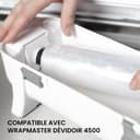WRAPMASTER Recharge Film Alimentaire 45cm x 300m pour Distributeur Wrapmaster 4500 et DUO – 3 Rouleaux de Film Étirable PVC Contact Alimentaire – Utilisable au Micro-ondes Réfrigérateur Congélateur - 5