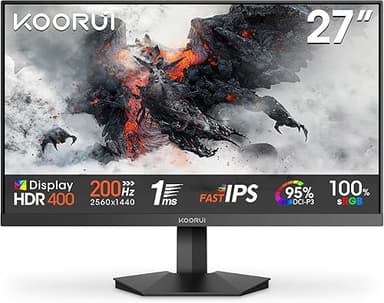 KOORUI G2721P 27 Inch Gaming Monitor,200Hz, IPS, QHD 1440…