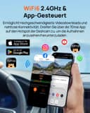 70mai A800SE Dash Cam Car Front Rear 4K UHD+1080P with GPS WiFi, Dual Car Camera with 128GB SD Card, F1.55 Aperture HDR, Night Vision, ADAS, 3 "IPS, 24/7 Parking Monitoring, Supports 512 GB Max - 8