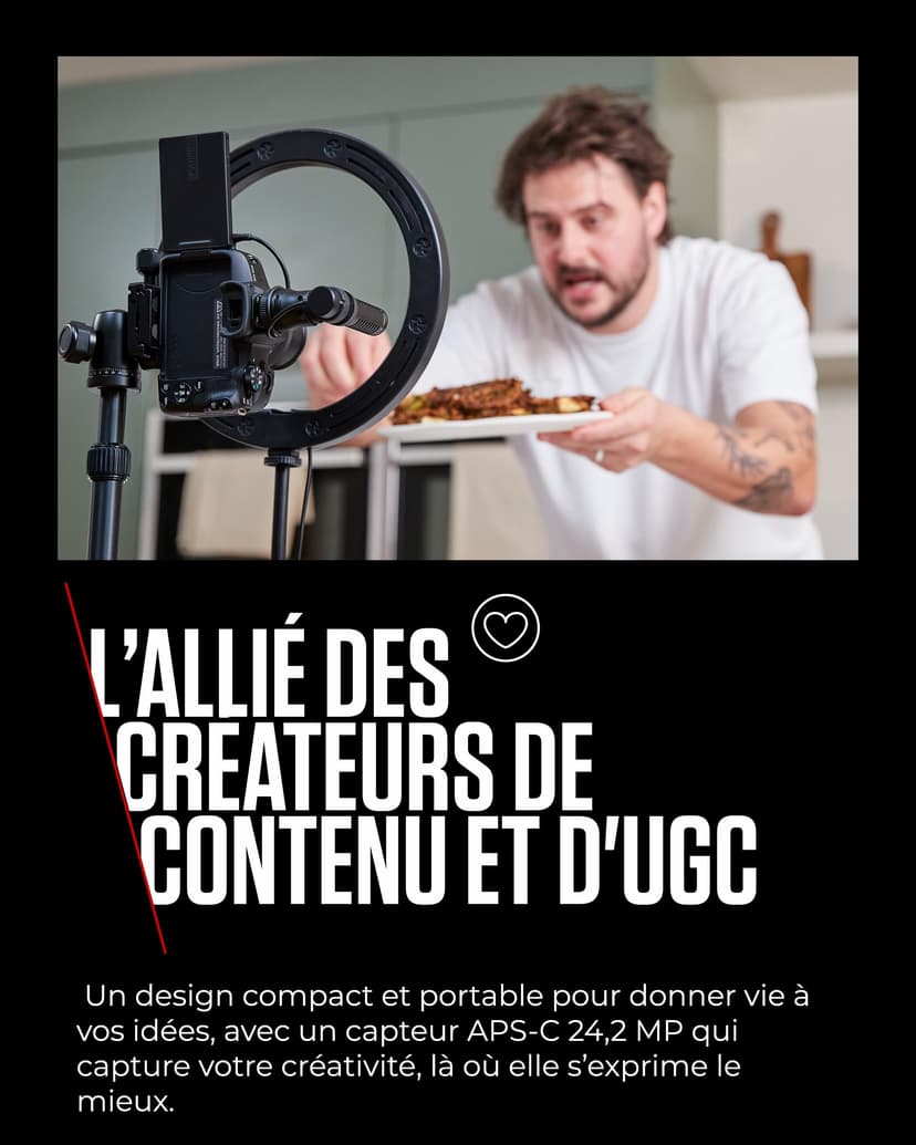 Canon EOS R50 Mirrorless Camera Kit - Black - 24.2MP - RF-S 18-45mm Lens - Creator Kit - 3