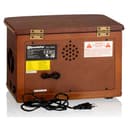 Roadstar HRA-1500UEMP Radio CD Portable FM/MW Vintage, Lecteur CD-MP3, Fonction d'enregistrement USB, Stéréo, Télécommande, Connexion pour Casque, Bois - 7