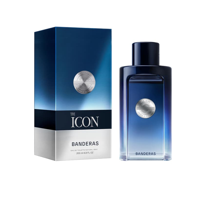 Banderas Perfumes - The Icon, Eau de Toilette for Men - Long Lasting - Masculine, Elegant, With Personality Fragrance - Amber Woody Notes - Ideal for Special Events - 200 ml - 2