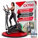 Sportstech - CX700 Elliptica Trainer, Professional Electric Fitness Home Bike, Smart Electric Bike for Home with Magnetic Brake and LED System, 12 Programs + HRC and Watt Mode - 1